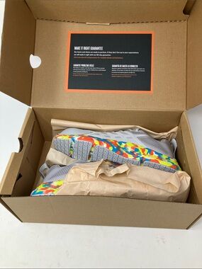 Merrell Moab Flight CF Work Shoes Womens Sz8 Grey Multicolor Carbon Toe Safety